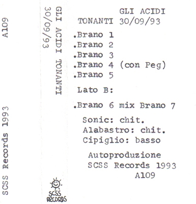 a109 gli acidi tonanti: 30-09-93 1993
